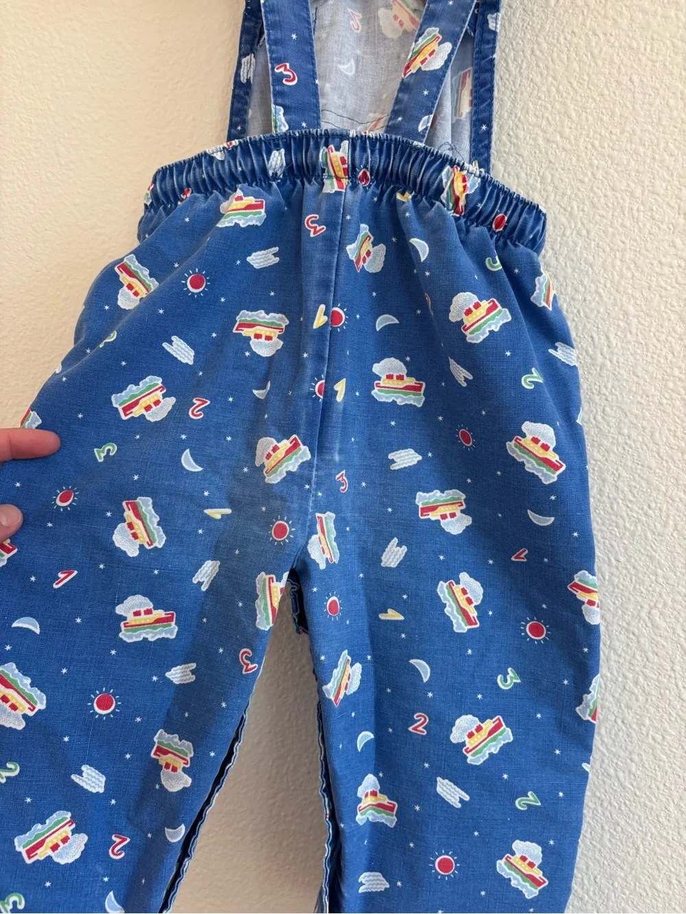 vintage oshkosh overalls sailor print size 24 months/2T
